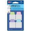Avery Mini Ultra Tabs, 1" x 1.5", 2-Side Writable, Assorted Pastel Colors, 40 Repositionable Tabs (74761)