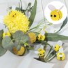 40 PCS Mini Wool Felt Bees Cute Bee Craft Supplies Felt Bees for Crafts Tiny Fake Bees Plush Bees Decor for Clothing Hats Bags DIY Gift Bee Themed Party Costume Accessories
