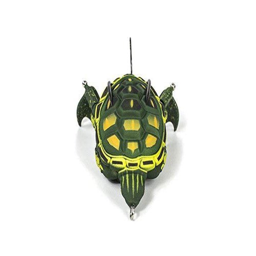 Lunkerhunt Turtle Fishing Lure for Bass Trout Fising | Topwater Baits with Soft Hollow Body, Weedless Hooks