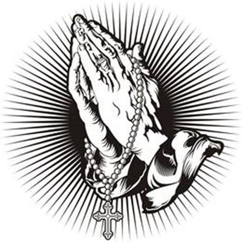 Artsure 6 Sheets Temporary Fake Tattoos For Men Adults Praying Hands Rosary Hand Cross Art Temporary Fake Tattoo For Women Neck Arm Chest For Woman 3 7 X 3 7 Inch