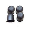 4 Black Trailer Wheel Hub Center Cap 3.125" Diameter Travel Trailer, Camper RV (Black)