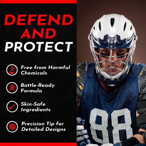 All-Out War Eye Black Baseball Accessories, Sports Drip Stick Eyeblack Paint, Softball, Lacrosse, Football & Baseball Gear, Eye Black Stick, Baseball Stuff Designed by a Youth Baseball Player, 3 Pack