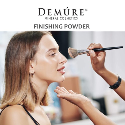 Demure Mineral Makeup, Finishing Powder (Tan), Loose Powder Make Up, Face Powder, Setting Powder Makeup, Professional Makeup