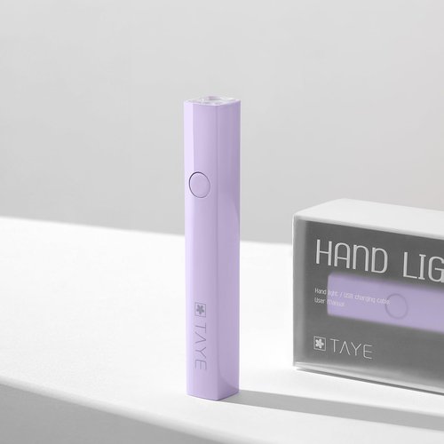 TAYE Mini Nail UV Light for Gel Nails,Portable 3W Purple Handheld Led Nail Lamp，Professional USB Nail Dryer for Curing Gel Nail Polish Nail Glue Lamp with Type C for DIY at Home Nail Salon