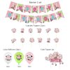 CNEISEJK ANYA Party Decorations Anime Yor Forger Birthday Supplies Includes CupCake Toppers,Cake Toppers,Banner,Balloons,Cartoon Theme Party Favor Pack for Kids (PT-Anya 2403)