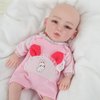 Full Silicone Doll Clothes Outfits for 14", Reborn Baby Doll Suit Accesories Set - Newborn Girl Boy Baby Clothing Gifts Set - PinkBunny Set (Clothes Only)
