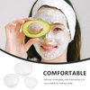 Healifty 3Pcs Diy Face Mixing Bowl Face mask Bowl Facial Mud Bowl Silicone Bowl Cosmetic Beauty Tool for Home Salon Spa Face Skin Applicator Bowl (White)