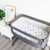 Bassinet Sheet, Bassinet Sheets 2 Pack, Ultra Soft Bassinet Sheets for Baby Boys or Girls Universal Fit for Rectangle, Oval, Hourglass Bassinet Pad/Mattress, Grey
