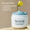 Arencia Hyssop Brightening & Deep-Cleansing Face Scrub & Exfoliator - All Skin Types, For Sebaceous Filaments & Blackheads (4.23oz)