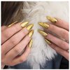 Holographic Mirror Nail Powders Chrome Gold Effect Pure Metallic Dust Sequins UV Gel Nail Chrome Pigment for Nail Art Decoration