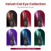 Beetles Cat Eye Gel Nail Polish Set 6 Colors, Glitter Red Shiny Brown Burgundy Purple Blue Green Magnetic Effect Sparkle Stunning Nail Gel Polish Gifts for Women, 2024 Limited Colors