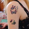 Butterfly Temporary Tattoos Stickers, 150 Pcs 3D Colorful Butterfly, Body Art Waterproof Tattoos Stickers for Women Adult Kids（Butterfly）562