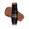 Nudestix Nudies Matte Cream Bronzer 3-in-1 All Over Face Colour for Face, Eyes, and Lips w/Blending Brush (Manilla)