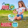 JOYIN Bubble Machine Automatic Bubble Gun Blower Blaster Toilet with 4oz Bubble Solution for Kids, Bubble Blower for Bubble Party Favors, Summer Toy, Birthday, Outdoor & Indoor Activity, Easter