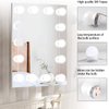 Brightown 14 Bulb Dimmable Hollywood Makeup Mirror Lights, 22Ft Adjustable Vanity Lighting Fixtures for Full Length Mirror (Mirror Not Included)