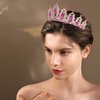 ShulaSHOP Crowns for Women,Rose Tiaras for Women,Gold Crown Royal Queen Crown and Tiaras Princess Crown for Women and Girls,Party Halloween Costume Prom Birthday Bridal Wedding Hair Accessories
