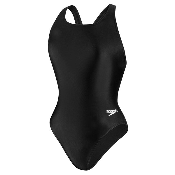 Speedo girls Swimsuit One Piece Prolt Super Pro Solid Youth swim caps, Speedo Black, 12 28 US