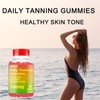 TACOHO Tanning Gummies for Skin Glow & Health - Vegan, Non-GMO, with Astaxanthin, Lycopene & Beta Carotene, 60 Gummies for a Natural, Lasting Tan (1PCS)
