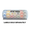 QSRProducts 7-Slot Day of The Week Covered Label Dispenser (for 3/4" or 1" Labels) - Food Sticker Holder for Inventory Management and Meal Prep, Protects Labels Inside