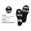 Novelty Cotton Socks Do Not Disturb Socks Funny Gifts for Men Women Gamers