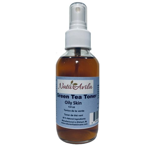 Green Tea Toner for Oily Skin 4 Oz.