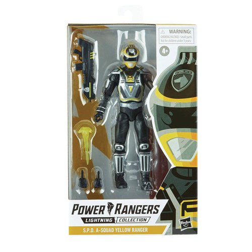 HTG Power Rangers Lightning SPD A Squad Yellow Action Figure