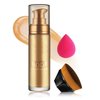 Body Shimmer Oil Body Glitter,Bronzer Body Glow Oil Moisturizing Shimmer Body Lotion Waterproof Liquid Highlighter Makeup-103 Glistening Bronze