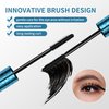 Black Mascara for Mature Women - Waterproof, Lengthens & Volumizes Mascara for Older Women, No Clumps or Smudges, Hypoallergenic, Cruelty-Free, Ideal for Sensitive Eyes (Pack of 2)
