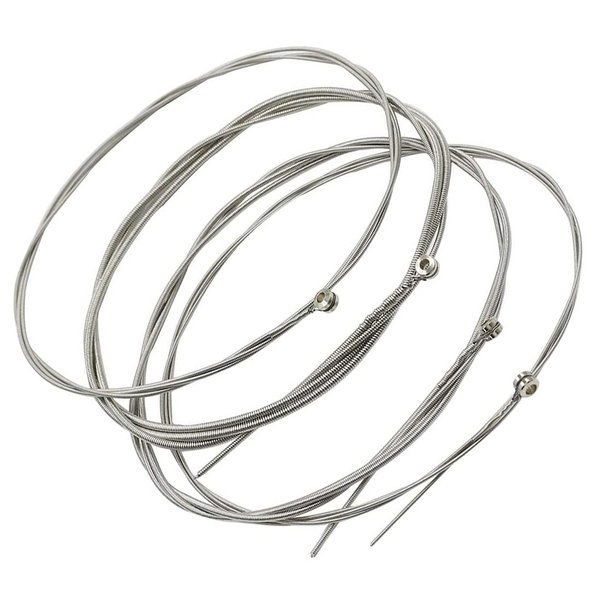 Jiayouy Strings Stainless Steel 4 String Bass Strings with Small Ball Ends 4 Strings/Set String Gauges: 046-100