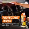 Armor All Car Protectant Wipes, Car Interior Cleaner with UV Protection, 50 Wipes Each