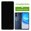 LCD Digital Display Replacement Compatible with Tecno Camon 19 C16n (Black Without Frame) LCD Display Touch Screen Digitizer Assembly with Repair Tools