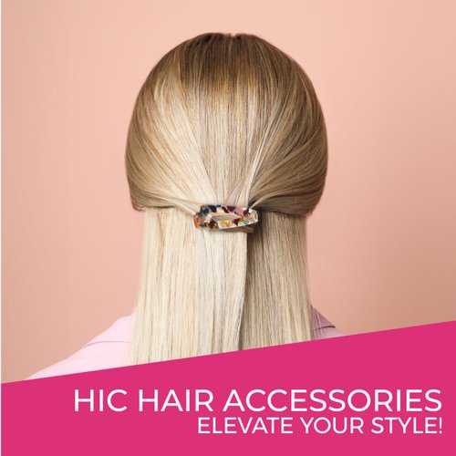 Hair Clips Set of 20 - Pearls Decorative Hair Clips MultiColour, Hair Accessories for Girls, Toddler Girls, Women, Small Snap Hair Clips, Hair Snap Clip Set with Resin, Acrylic, and Metal Clips