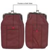 Leatherboss Genuine Leather Cigarette Case Pack Holder Regular or 100's Lighter Pocket, Wine