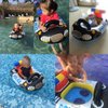 GOVOY Inflatabl Baby Pool Float Toddler Swim Floatie Cartoon Police Car Play Fun Water Raft Lounge Toys for 6 Months-3 Years