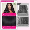 Larhali 250% Density 13x6 Lace Front Wigs Human Hair 26 Inch Straight HD Transparent Lace Front Human Hair Wigs for Black Women Glueless Wigs Human Hair Pre Plucked with Baby Hair