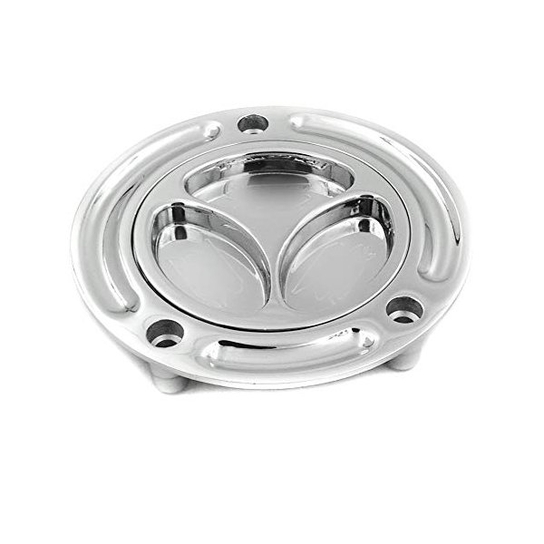 HTTMT MT249-059-CD Chrome Gas Cap Fueltank Compatible with Suzuki Gsx-R 600/750 1000 Gsx Hayabusa 1300R Sv 650S
