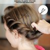 Black 400PCS Hair Bobby Pins for Women, Bun Pins for Thick and Thin hair and All Hair Types with Case, 1.97 inch
