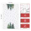 Artoid Mode Hello Snowflakes Winter Kitchen Towels Dish Towels, 18x26 Inch Christmas Pine Trees Decoration Hand Towels Set of 2