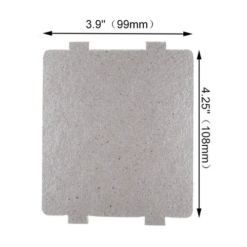 Waveguide Cover Compatible with Frigidaire 5304464061, Microwave Oven Repairing Part Mica Plates Sheets (2 Pack)