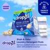 Dropps Stain & Odor Laundry Detergent Pods: Lavender Meadow | 32 Count | HE Compatible + All Washers | Cold Wash + All Temperatures | Tackles Tough Odors | Low Waste Packaging