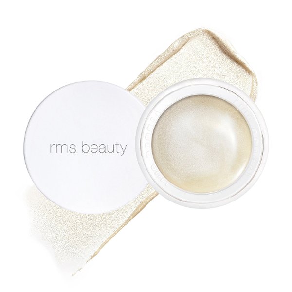 RMS Beauty Luminizer Highlighter - Creamy Light-Reflective Organic Face Makeup Palette for Dewy, Glowing & Nourished Skin - Living (0.17 Ounce)