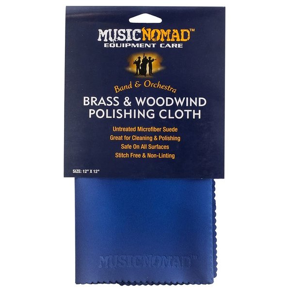 MusicNomad Brass & Woodwind Premium Microfiber Polishing Cloth (MN730)