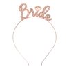 yaozeio Bride Headbands for Women Girls Engagement Wedding Gifts for Bride Hair Accessories for Girls Daughter Sisters Weed Themed Party Favors Pink Rrhinestone Headband for Bachelorette Party