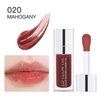Unyoke Hydrating Lip Glow Oil-Lip care oil- Lip Oil Tinted for Lip Care and Dry Lips-Prevents Dry Cracked-Non-sticky Big Brush Head-Lip Plumping -Lip Oil gloss tinted-020#MAHOGANY