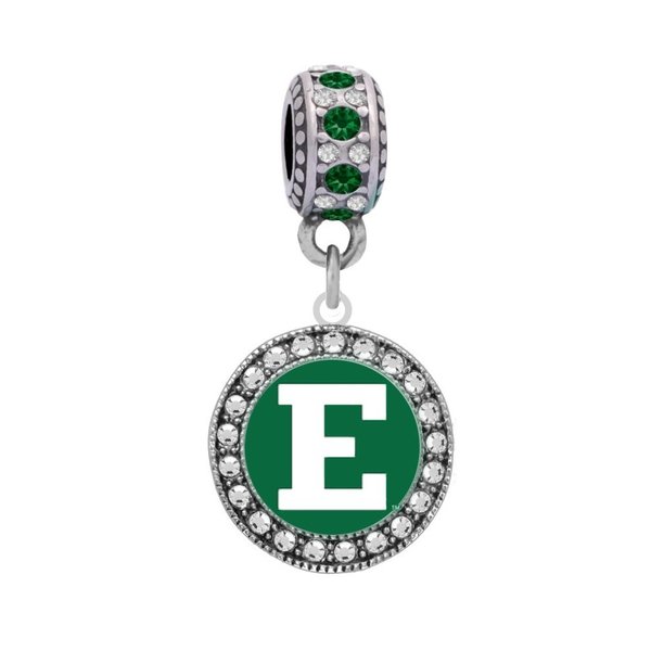 Final Touch Gifts Eastern Michigan University Crystal Charm