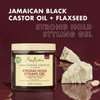 SheaMoisture Curly Hair Products Jamaican Black Castor Oil + Flaxseed Styling Edge Control (3.5 oz) Bundled with Strong Hold Styling Gel (15 oz) for Natural, Chemically Processed or Heat Styled Hair