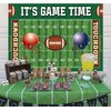 Football Backdrop It's Game Time Party Backdground Football Birthday Banner Touchdown Football Party Decorations Boy Birthday Party Backdrop 7x5FT