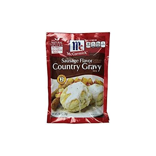 McCormick Country Gravy Mix, Sausage Flavor, 2.64 oz(Pack of 5)