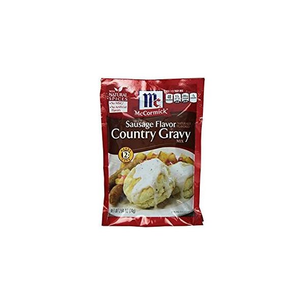 McCormick Country Gravy Mix, Sausage Flavor, 2.64 oz(Pack of 5)