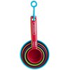 Farberware Professional Plastic Measuring Cups with Coffee Spoon, Set of 5, Colors may vary